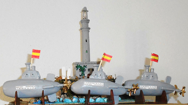 Reclusos en las penitenciarías de Murcia construyen submarinos Peral y autogiros La Cierva para el Mercado medieval de Daroca