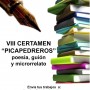 VIII Certamen “Picapedreros” de Poesía, Guión y Microrrelato