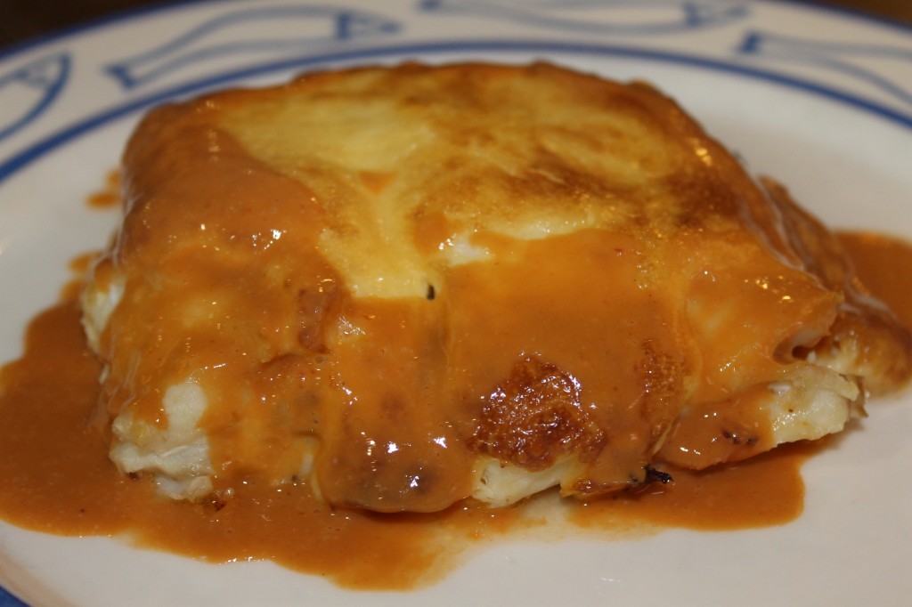 Rape relleno de txangurro