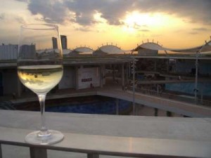 Una copa de vino